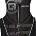 O'Brien Men's Traditional Neoprene USCGA Life Jacket, Medium, Black