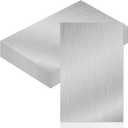 Therwen 20 Pcs 5 x 7 Inch Flashing Aluminum Sheet Roof Flashing Metal Roof for Shed Weatherproofing Areas Around Chimneys or Skylights (Silver)