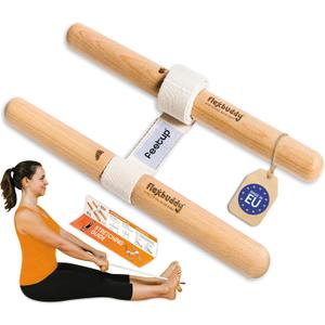 FlexBuddy Stretching Tool  2-in-1 Flexibility & Back Trainer | Daily Mobility & Pain Relief | Compact Stretch Aid for Home, Office & Gym
