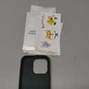 GONEZ for iPhone 14 Pro Case, Compatible with Magsafe, with Screen Protector + Camera Lens Protector, Soft Anti-Scratch Microfiber Lining, Shockproof Liquid Silicone Phone Cover, Dark Green