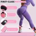 RoundFunny Set of 18 Pilates Ring Essential Kit for Women Pilates Ring and Ball Ankle Resistance Band Yoga Strap Socks Mat Arm Stretcher Latex Tube Gym Back Bag Exercise Equipment for Workout