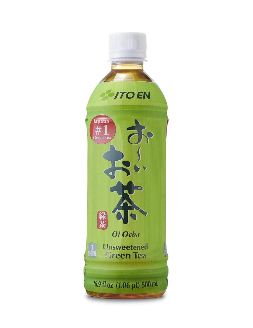 Ito En, Tea Green Japanese Oi Ocha Unsweetened, 16.9 Fl Oz, 12 Pack, BB Date Not Found 