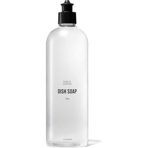 Public Goods Natural Dish Soap | Kitchen Soap | Plant-Based & Vegan Friendly | Clear Dish Detergent Liquid | Concentrated Formula | Made in USA | Mandarin Basil | 16 Fl Oz