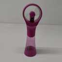 O2COOL Deluxe Handheld Battery Powered Water Misting Fan (Purple) (Single)