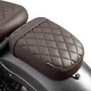 Motorcycle Rear Passenger Seat for Honda Rebel CMX 500 300 CMX500 CMX300 CM 2017 2018 2019 2020 2021 2022 2023 2024 2025 2026 Solo Pillion Pad Set (Tail Brown)