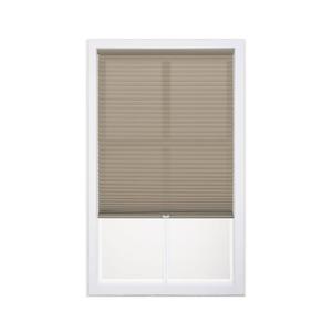 DEZ FURNISHINGS Cordless 1" Light Filtering Cellular Shade, 53"W x 48"H, Linen