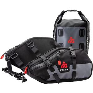 TUSK Traverse Pannier Bags (Base System w/ Dry Duffel Tail Bag)