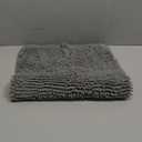 GORILLA GRIP Bath Rug Mat, Thick Soft Absorbent Chenille, Quick Dry Microfiber Mats, Rubber Backing Machine Washable Shower Floor Rugs, Bathmat Runner, Bathroom Home Decor Accessories, 24x17, Grey