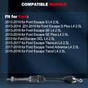 cciyu CV Axle Shaft Assembly for Ford for Escape 2013-2016 662362 NCV11165 Front right (1 Pack)
