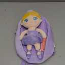 Gloveleya Toddler Backpack with Plush Ballerina Doll  Soft Kids Backpack for Girls, Purple Preschool Bag, Birthday & Holiday Gift, Ballet Party, Dance Class & Back-to-School Companion