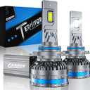 FAHREN TERMITOR 9005/HB3 LED Bulbs, 55,000LM, 6500K, IP68 Waterproof (2-Pack)