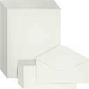 100 Piece Cotton Stationery Paper and Envelopes Set for Writing Letters, Wedding Invitations, Resume (Ivory, 8.5 x 11 In) - Resume Paper with Envelopes