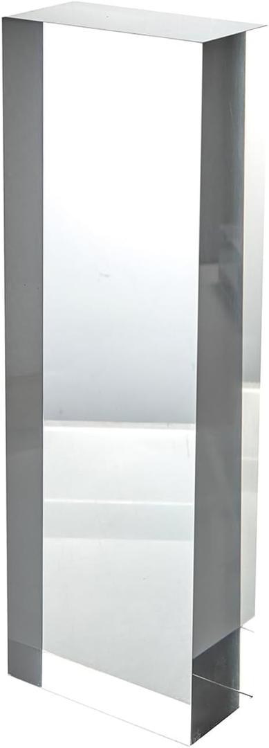 CiaoHER 2in Thickness Solid Acrylic Cube Display Block Clear Polished Pedestal Stand Riser Solid Base 2" x 4" x 12", 1 Pack