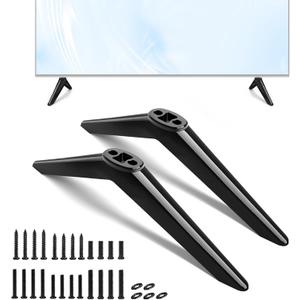 TV Stand for Element Roku TV Legs, for Element 300/400 / 450 Series, TV Stand Legs for Element 24 32 43 50 55 58 65 in, Please Measure Distance Between Bottom Two Holes