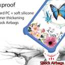 jioeuinly for UMIDIGI G100A Case Compatible for UMIDIGI G100 Phone Case Cover [with Tempered Glass Screen Protector][No Fit 5G][Hard PC + Soft Silicone][Ring Support] [Luminous Effect] YGL-LHD