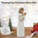 New Mom Birthday Gift for Women, Sculpted Hand-Painted Mom and Baby Child Figures Statues,Thanksgiving/Christmas Mama Gifts Figurine