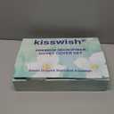 kisswish Gingham Duvet Cover Twin Size, 2 Pieces Soft Breathable Microfiber Plaid Comforter Cover with Zipper Closure & 1 Pillow Shams, Ruffle Farmhouse Vintage Decor, Red