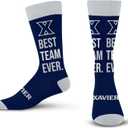For Bare Feet Best Team Ever Crew Sock NCAA (One Size)