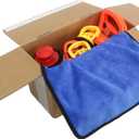 Car Dent Repair Kit, Dent Puller Kit Auto Body Dent Remove, Yellow Suction Cup Dent Puller Car Dent Pop Out Tool Dent Remover