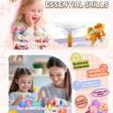 Paper Flowers for Crafts, Arts and Crafts for Kids Ages 8-12, Paper Flowers Science Kits, DIY Color Changing Flower Educational STEAM Toys, Christmas Birthday Gifts for Girls Age 5 6 7 8 9 10 11 12