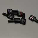 6PCS Crackle Gel Nail Polish Set Crackle Nail Polish Gel Black Purple White Pink Magic Gel Polish Kit, Amazing Cool Crackle Effect Patterned Nail DIY Art Women Gift 8ml