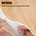 KALAIEN 3 Pack Cookie Embosser Set, Fondant Impression Mats Acrylic Embosser for Fondant Stamps, Texture Sheets for Polymer Clay, Chocolate, Cupcake Topper, Fondant Molds-Style 1