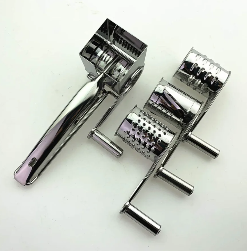 Creative Stainless Steel Labor-saving Hand-cranked Cheese Planer Multi-function Kitchen Cheese Grating Ginger Garlic Grating Grinder