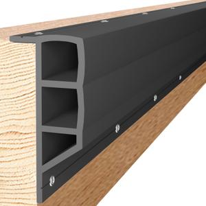 Nalwort Dock Bumpers 16 Feet and 24 Feet, Full Protection Dock Fender for Straight Edge and Side, Boat Dock Bumpers for Edging, Includes Mounting Screws, Black Gray Blue Brown Green Orange Yellow