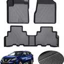 KUST Floor Mats for Nissan Murano 2015-2024, All Weather TPE Car Mat, Heavy Duty 2 Row Front and Rear Accessories