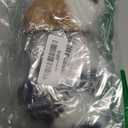 3 Pcs Assorted Color Realistic Hamster Figurines Plush Toys  Lifelike Guinea Pig Stuffed Animals, Home Decor, Kids Gift, Party Favors, Rodent Photo Props