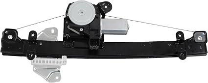 Dasbecan Front Right Window Regulator Compatible with Nissan Altima 13-18 w/Motor, With Auto Up and Down Function, Passenger Side Power Replace# 748-065, 748065, 807203TA2A, 807303TA0B (6 Pin) Right