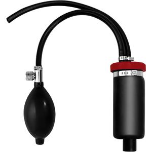 Universal Easy Intake Adapter, Automotive Smoke Machine Inflatable Bladder, for 12V Vehicle Pipes Fuel Leakage Detector Diagnostic Tester, Vehicle Fuel Leakage Detector Diagnostic