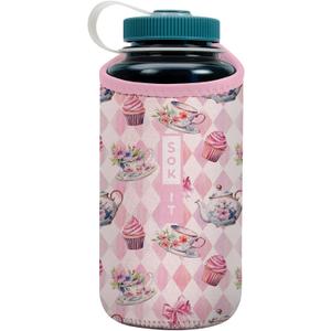 Sok It BotlSok Water Bottle Sleeve Insulated Neoprene Cover (Wonderfully Sweet, Fits 32oz Nalgene)