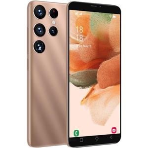 Mobile Phone, 5.0-inch Screen, Android 9.0 OS,16GB ROM (SD to 128GB), Dual SIM Dual CamerasFace ID Unlock Cell Phones(Gold)
