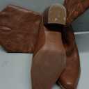 DREAM PAIRS Cowboy Boots for Women Cowgirl Western Boots Fashion Embroidery Stitched Chunky Heel Mid Calf Boots (10, Brown-pu)