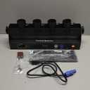 Confetti Cannon Machine, DMX/Remote-Controlled Confetti Blower for Weddings, Discos, Clubs, Show Stages, and Parties Confetti Machine with 4-shot Capacity