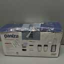 Ganiza Blender for Smoothies, 14Pcs Personal Blender for Shake and Smoothies for Kitchen with 3 Portable Cups (1x24oz & 2X17oz), Single Serve Smoothie Maker, Nutritious Recipe (Black Silver)