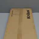 KRAUS Oletto Commercial Style Single Handle Pull Down Kitchen Faucet with QuickDock Top Mount Installation Assembly in Spot Free Stainless Steel, KPF-2631SFS