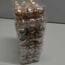 4 x Emopeak 24Pcs Christmas Balls Ornaments for Xmas Christmas Tree - 4 Style Shatterproof Christmas Tree Decorations Hanging Ball for Holiday Wedding Party Decoration (Rose Gold, 1.3"/3.2CM)