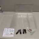 Adjustable Turtle Basking Platform, 16-19 Inch Wide, Slip-Resistant Ramp, Acrylic, Transparent, Ideal for Turtle Tank Accessories