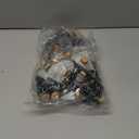 Yahpetes Artificial Mini Christmas Trees, 22Pcs Sisal Snow Pines in 5 Sizes, Crafting Displaying Decoration, Tabletop Xmas Tree for Home, Party (Silver/White/Green)