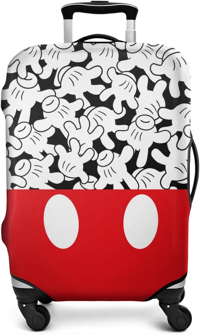 dicilly Luggage Cover Mouse Hands gesture Suitcase Cover Baggage Covers Fit 29-32 Inch Luggage (Go Travel)