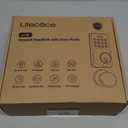 Keyless Entry Keypad Deadbolt with Handle Set, Smart Lock, Auto-Lock + One-Touch Lock, 100 Codes + 15-Min Easy Install, Ideal for Airbnb/Homes/Offices, Fits U.S. Standard Front Doors, Black