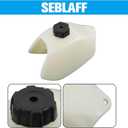 Plastic Fuel Tank with Cap Replacement for TRX70 FourTrax 70 1986-1987 Replacement for FT49071