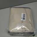 52x105 Inch Extra Long Curtains Oatmeal Sand Beige Privacy Linen Drapes, 52"W x 100"L
