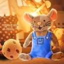 If You Give Mouse a Cookie Plush, 4" Cookie and Mouse Plush 2PCS, Book Buddies Stuffed Animal are The for Children and Teachers, Small