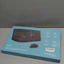 Wireless Keyboard and Mouse Combo,2.4G Full Size Wave Keys Ergonomic Keyboard with Wrist Rest for Natural Typing, 3 DPI Adjustable Ergonomic Silent Mouse for Computer/Laptop/Windows/Mac (Gray)