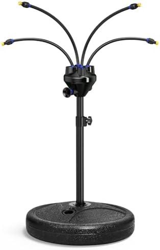 RAINPOINT Standing Misters for Outside Patio - Upgraded 3.77FT Adjustable Tanning Mister - Weight Adjustable Base Portable Outdoor Misting Cooling for Patio, Garden, Pool, BBQ, Pets & Kids Playing