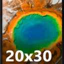 20x30 Picture Frame for Wall Display, 20x30 Black Picture Frame with Shatter Resistant Plexiglass, Stable and Sturdy 20 x 30 Poster Frame for Wall Display, Handpicked Gift Collection, 1 Pack