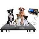 SellEton SL-922 Livestock Scale 1000 lb x 0.2 lb – Size 43"x 20" – Heavy Duty Digital Animal Scale, Vet Scale & Farm Scale for Dogs, Goat, Pig or Sheep